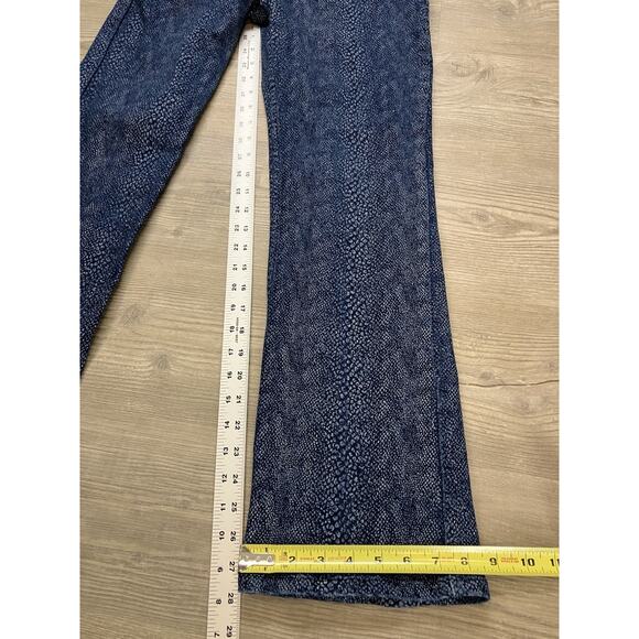 Zana Di Flared Snakeskin Print Jeans Women’s Size 9 - Picture 4 of 9